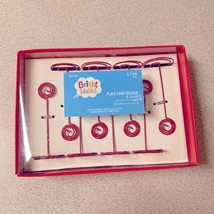 8 place card holders